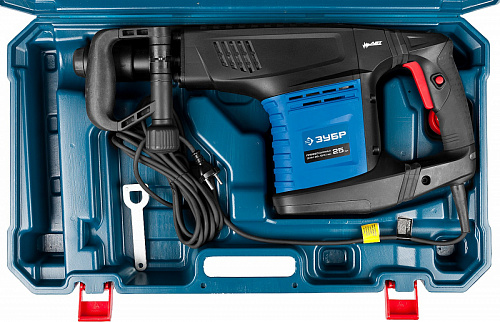 ЗУБР 25 Дж, 1500 Вт, АВТ, отбойный молоток SDS-Max, Профессионал (ЗММ-25-1500 ЭВК)