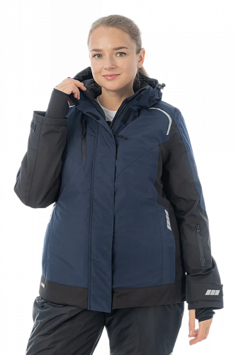 Зимняя женская куртка Brodeks KW208, синий (XL) (ЧЕСТНЫЙ ЗНАК)