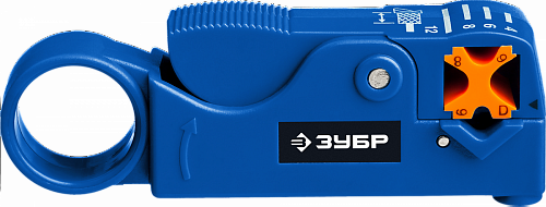ЗУБР COAX-3RG58/RG59/RG62, Стриппер коаксиальных кабелей, Профессионал (22657)