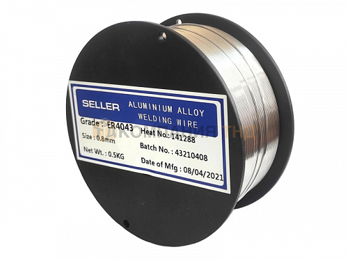 Проволока алюминиевая SELLER   AL Si 5 (ER-4043) д.0,8мм 0,5кг