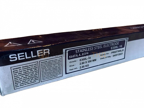 Электроды SELLER 308L-16 d= 2,0*350  2,0кг