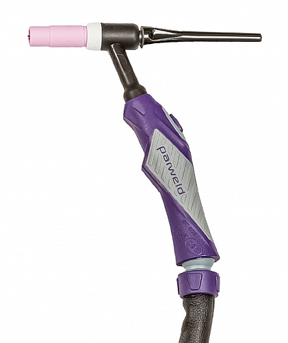 Горелка PARWELD TIG PRO-GRIP MAX 17 4м (150А, ПВ=60%, 0.5-3.2мм, 1 кноп., байонет 35-50, ниппель на 