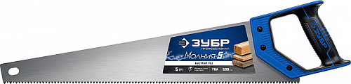 ЗУБР Молния-5 500 мм, 5TPI, Ножовка по дереву (15075-50)