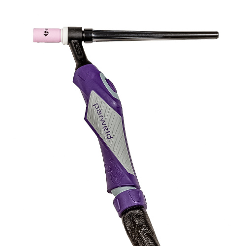 Горелка PARWELD TIG PRO-GRIP MAX 9FX 4м (125А, ПВ=60%, 0.5-2.4мм, гибкий гусак, 1 кноп., байонет 35-