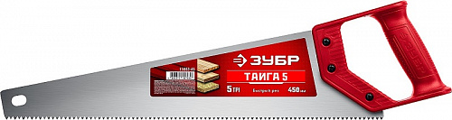 ЗУБР Тайга-5 450 мм, Ножовка для быстрого реза (15083-45)