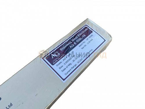 Электроды AG E 308L-16  d= 1,6*250 2,0кг