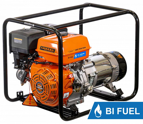 Генератор ABE 5500 RUN (max.5.5кВт, 220В) бензин+газ / AURORA