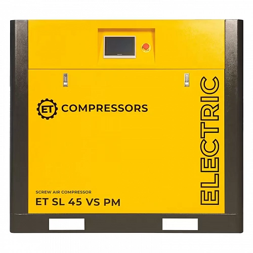 Винтовой компрессор ET-Compressors SL 45-10 VS PM (IP55) с частотным регулированием производительности и двигателем на постоянных магнитах