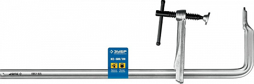 ЗУБР КС-500/120 500х120 мм, Цельнокованая струбцина F (32157-120-500)