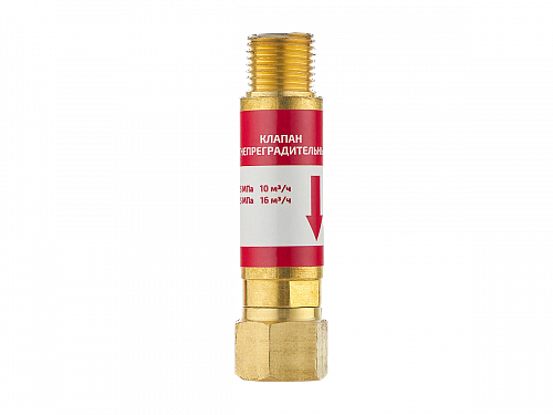 Клапан огнепреградительный горючий газ (КОГ, резак/горелка, М16х1,5LH, 6473608000) / Сварог