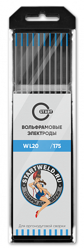 Вольфрамовый электрод WL 20 2,0/175 (голубой уп.10 шт) WL2020175U / START