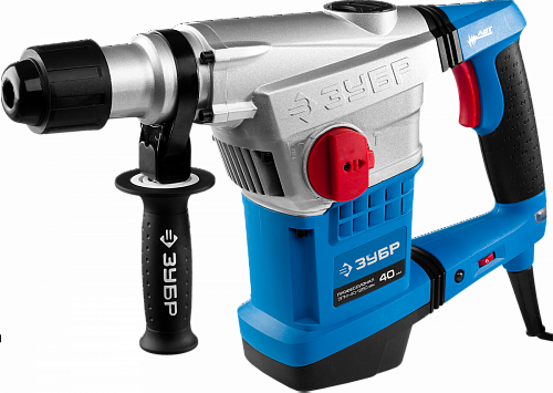 ЗУБР 40 мм, 1250 Вт, АВТ, перфоратор SDS-Max, Профессионал (ЗПМ-40-1250 ЭВК)