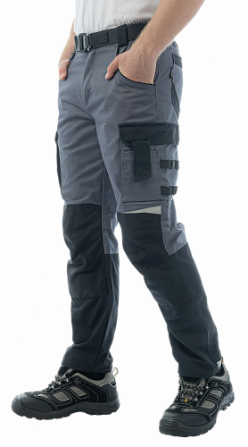 Брюки Brodeks KS302 -C, 100% хлопок, графит серый/черный (60) (ЧЕСТНЫЙ ЗНАК)