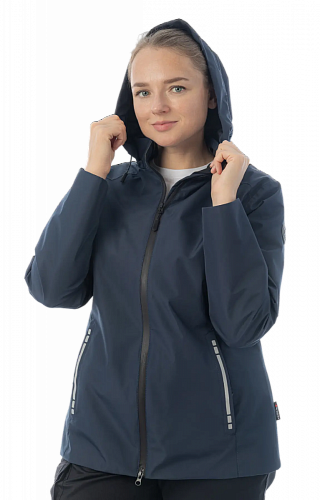 Женская летняя куртка-парка Brodeks KS238, синий (XL) (ЧЕСТНЫЙ ЗНАК)