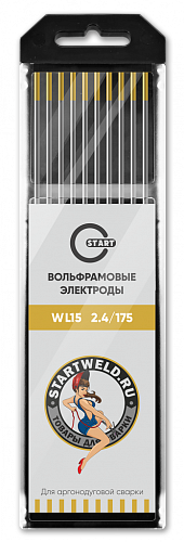 Вольфрамовый электрод WL 15 2,4/175 (золотой уп.10 шт) WL1524175U / START