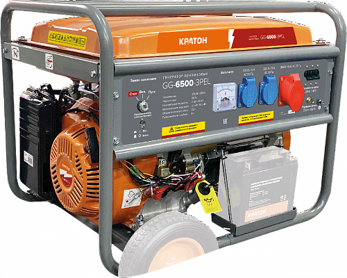 Генератор бензиновый Кратон GG-6500-3РEL