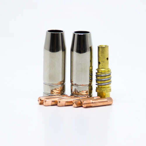 Набор комплектующих для горелки MW-15 (наконечники М6*25*0,8 - 5 шт, сопло - 2 шт, вставка - 1 шт)