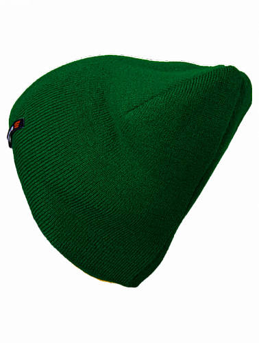 Шапка Brodeks bicolor зеленый-желтый (ЧЕСТНЫЙ ЗНАК)