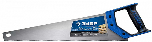 ЗУБР Молния-7 500 мм, 7TPI, Универсальная ножовка (1537-50)