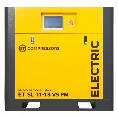 Винтовой компрессор ET-Compressors SL 11-13 VS PM (IP55) с частотным регулированием производительности и двигателем на постоянных магнитах