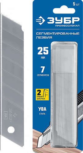 ЗУБР ТИТАН-25, 25 мм, Металлический нож с автостопом (09180)