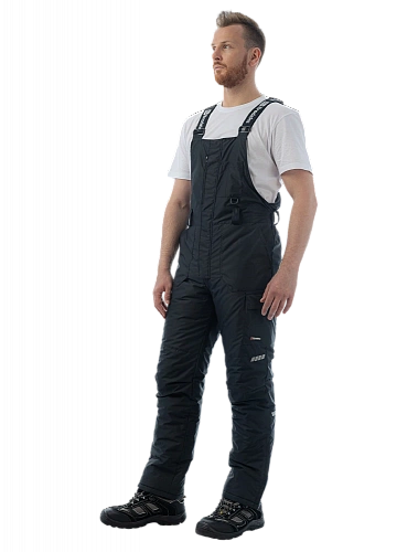 Зимний полукомбинезон Brodeks KW413 , черный (4XL) (ЧЕСТНЫЙ ЗНАК)