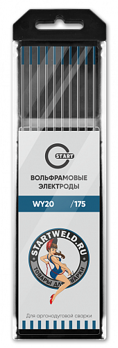 Вольфрамовый электрод WY 20 1,6/175 (синий уп.10 шт) WY2016175U / START