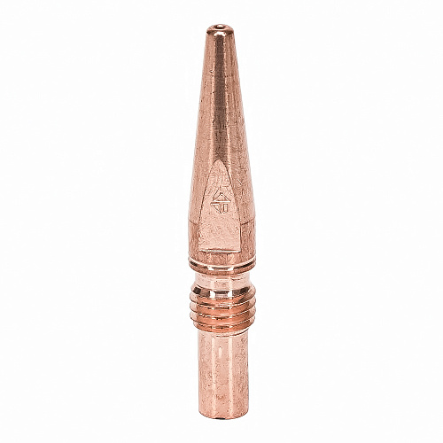 Контактный наконечник узкий PARWELD XP8 300A-450W (d=1.4мм, CuCrZr, M10x60x10мм, упаковка 10шт.)