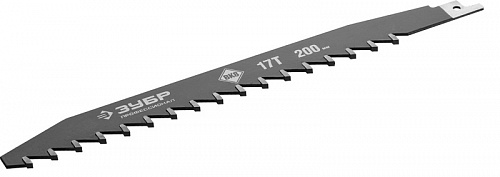 ЗУБР 250/200, 17T, с тв.зубьями для сабельной эл.ножовки, Полотно по легкому бетону, Профессионал (1