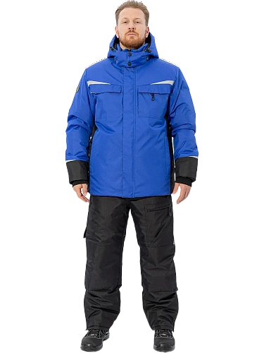 Зимний рабочий костюм Brodeks KW603, синий/черный (S) (ЧЕСТНЫЙ ЗНАК)