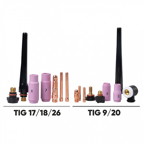 18 TIG RF (4м) Горелка сварочная START SuperFlex EV18RF-40 (СКР 35-70 + б/р; 2 пин) / START