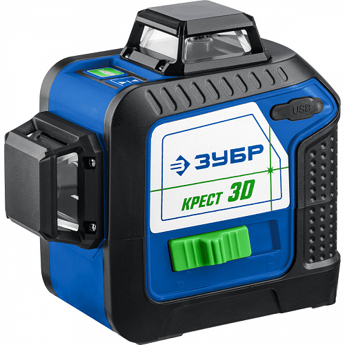 ЗУБР КРЕСТ 3D, Лазерный нивелир (34909)