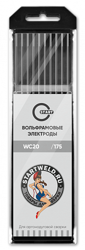 Вольфрамовый электрод WС 20 1,0/175 (серый) WC2010175 / START