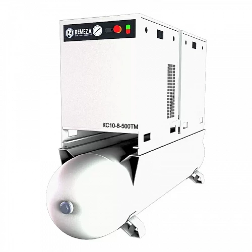 Спиральный компрессор REMEZA КС10-10-500ТМ с мембранным осушителем