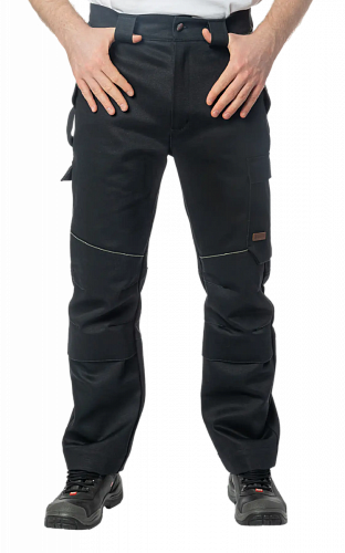 Брюки сварщика Brodeks FS38-02, черный (48) (ЧЕСТНЫЙ ЗНАК)