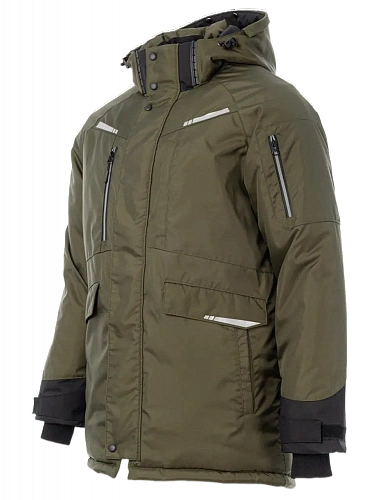 Зимняя куртка-парка Brodeks KW215 , хаки (4XL) (ЧЕСТНЫЙ ЗНАК)