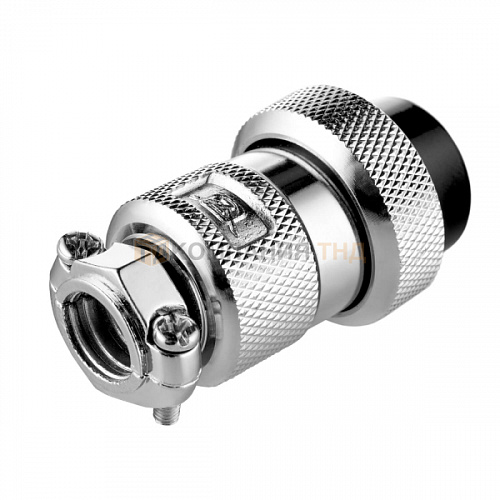 Разъем 3-пиновый, вилка, 3-F PIN0320, для машин CG-30/CG-100 / ПТК