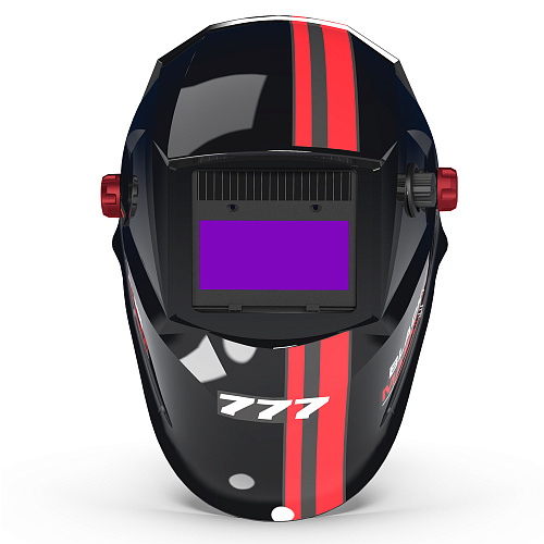 Маска сварщика хамелеон BLACK MASK c АСФ 777 51ST777SS (с наклейками) / START