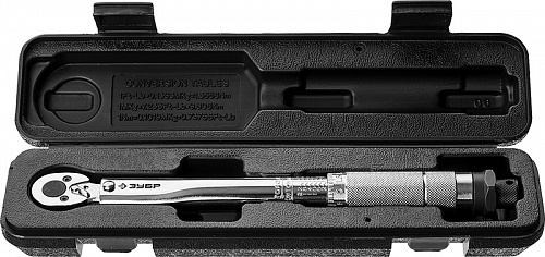 ЗУБР 1/4″,2-24 Нм, Динамометрический ключ, Профессионал (64091-025)