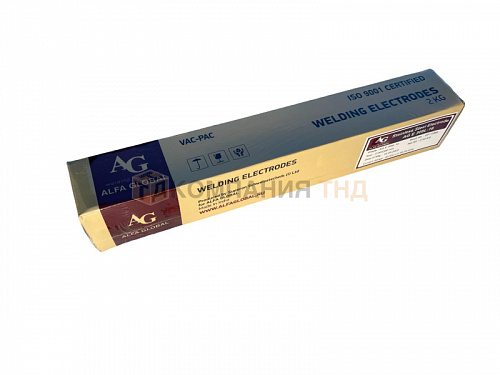 Электроды AG E NiCrFe-2  d= 2,5*350  2,0кг VAC-PAC