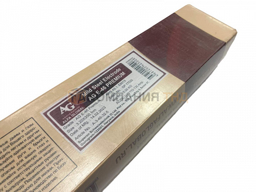 Электроды AG E-46 PREMIUM d= 2,0*300  1,0кг (аналог ОК-46)