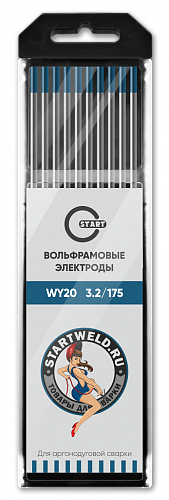 Вольфрамовый электрод WY 20 3,2/175 (синий уп.10 шт) WY2032175U / START