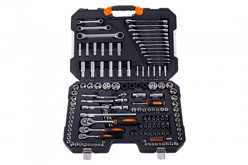 Набор инструментов Кратон TS-23 socket 150, 1/4"+3/8"+1/2"