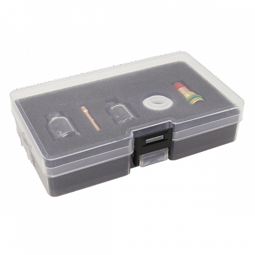 Набор для TIG-сварки Pyrex GL №8 (диам.2,4) с прозрачными соплами Оберон (Сопло прозрачное d6,5, d9,
