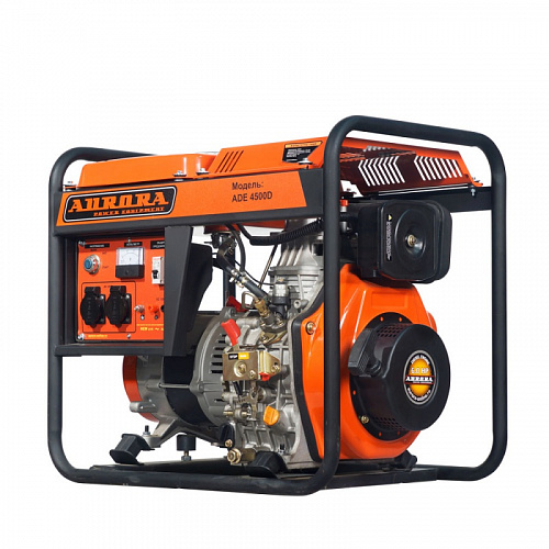 Генератор ADE 4500 D (мах 3,5кВт эл.ст. 220В) ДИЗЕЛЬ / AURORA