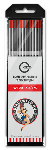 Вольфрамовый электрод WT 20 3,2х175 (красный) WT2032175 / START