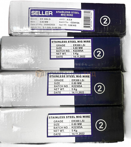 Проволока свар. SELLER ER 308Lsi  d=1,2 мм  D 200 (5 кг)