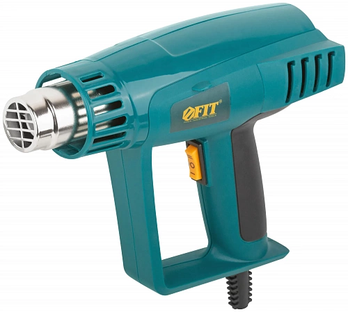 Фен технический 2000 Вт; 250/500 °C; 250/550 л/мин; рез. накл.; коробка / FIT
