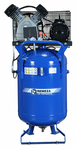 Поршневой компрессор REMEZA СБ4/Ф-270 LB-50 В с вертикальным ресивером