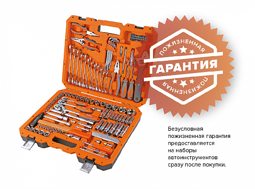 Набор инструментов Кратон TS-30 multi 131, 1/4"+1/2"